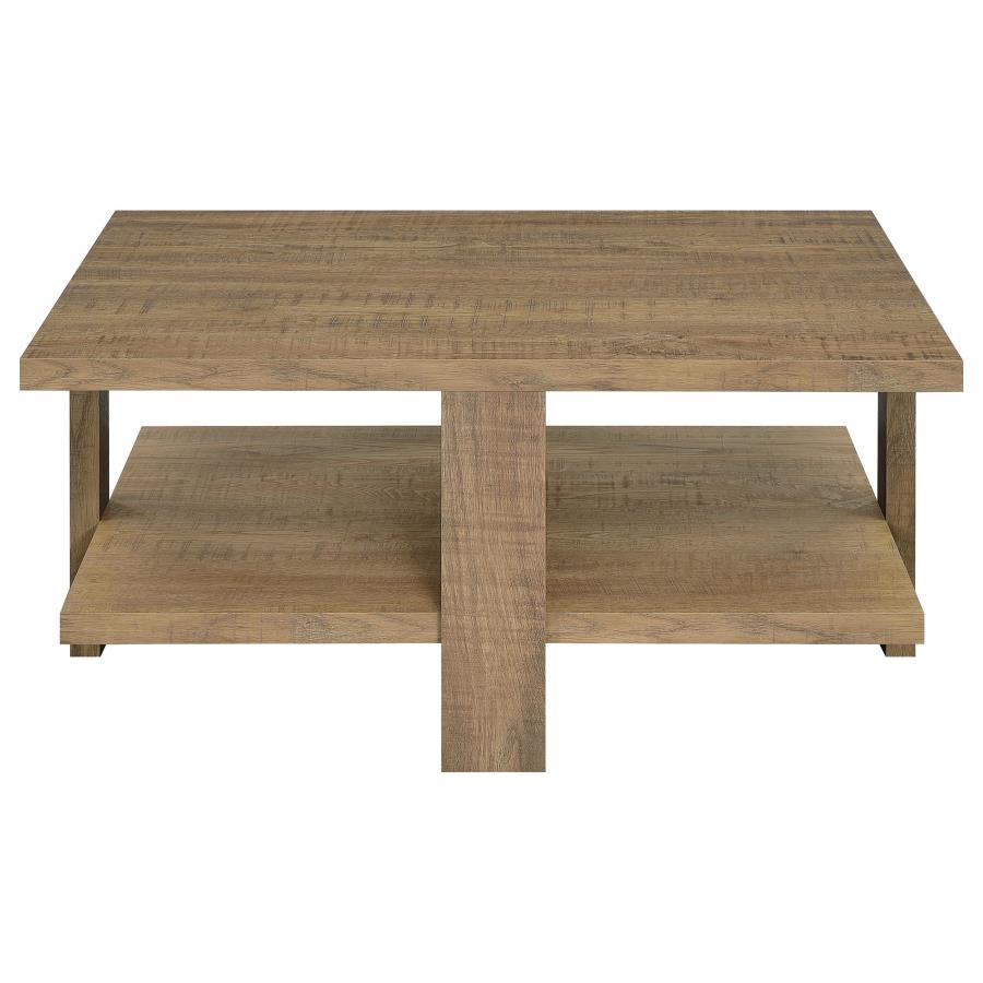 Dawn 2-piece Round Coffee and End Table Set Mango Brown view 7