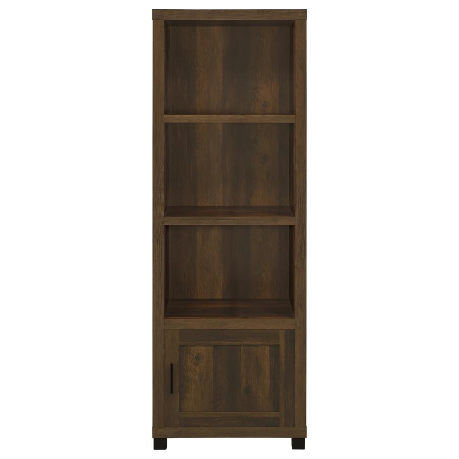 Sachin 3-shelf Engineered Wood Media Tower Dark Pine view 4