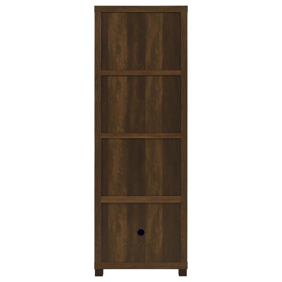 Sachin 3-shelf Engineered Wood Media Tower Dark Pine view 7