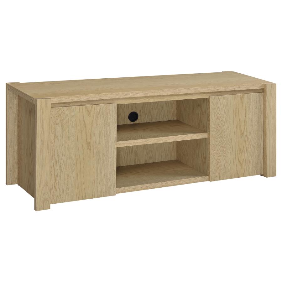 Laurelton 3-piece Entertainment Center TV Stand Light Oak view 3
