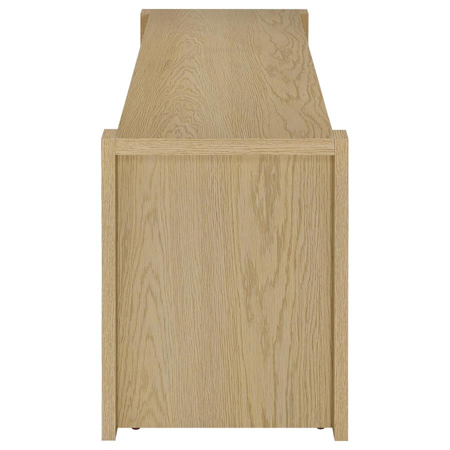 Laurelton 60-inch 2-door TV Stand Media Console Light Oak view 6