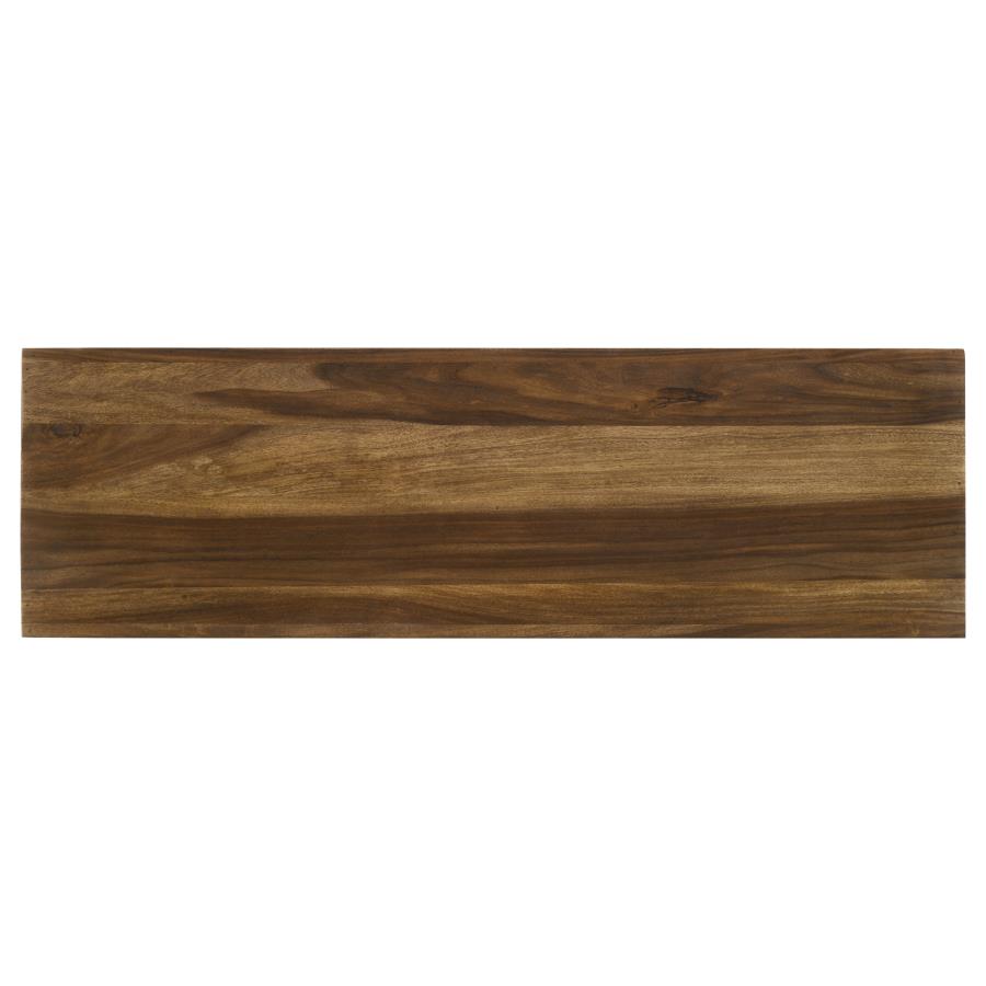 Odilia Rectangular Solid Wood Entryway Console Table Auburn view 5