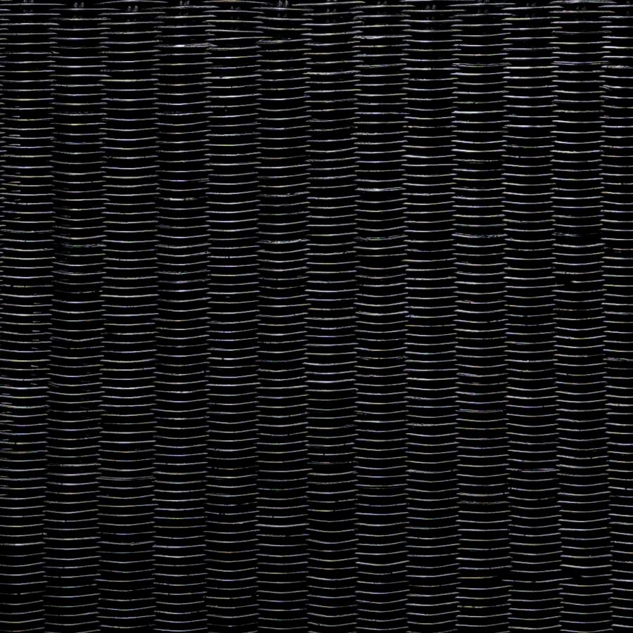 Cahya Woven Rattan Square End Table Black view 6