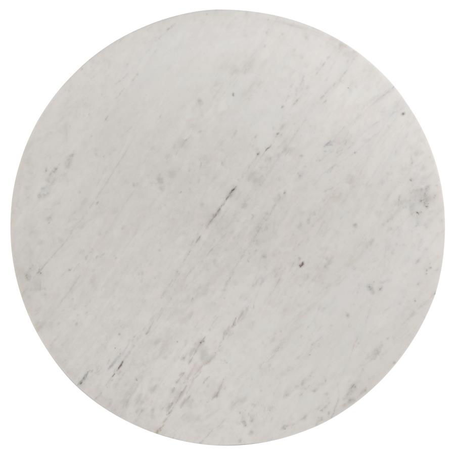 Astoria 2-piece Marble Coffee and End Table Set White view 6