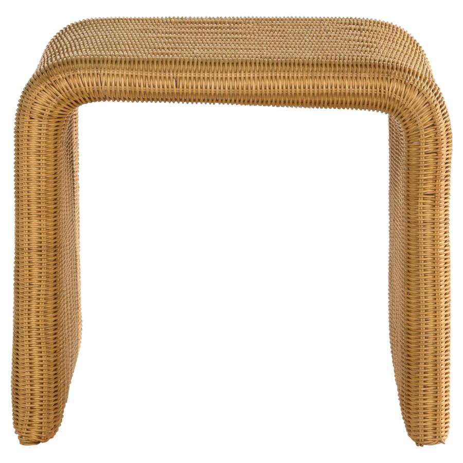 Cahya 3-piece Rattan Coffee and End Table Set Natural view 4