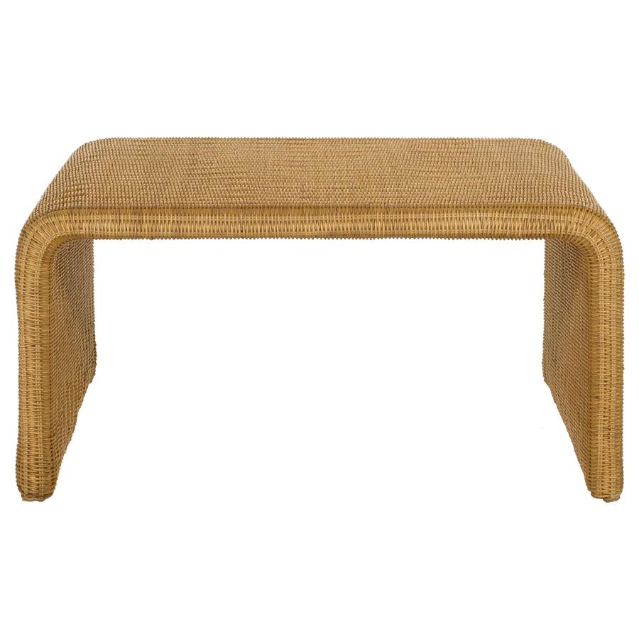 Cahya 3-piece Rattan Coffee and End Table Set Natural view 7