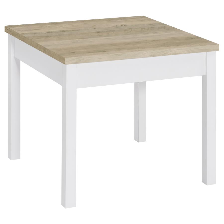 Stacie 3-piece Coffee Table Set Distressed Pine and White view 6