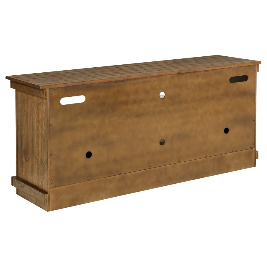 Payne 60-inch TV Stand Media Console Distressed Brown view 7