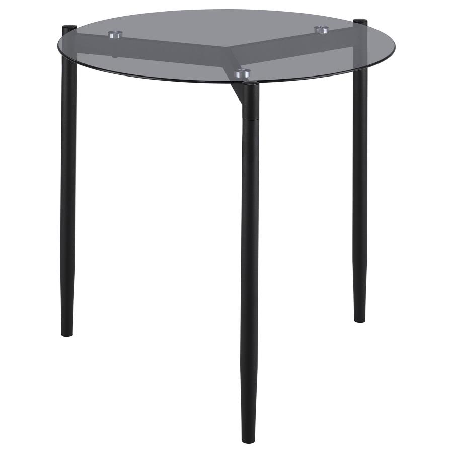 Rosalie 2-piece Round Coffee and End Table Set Grey view 5