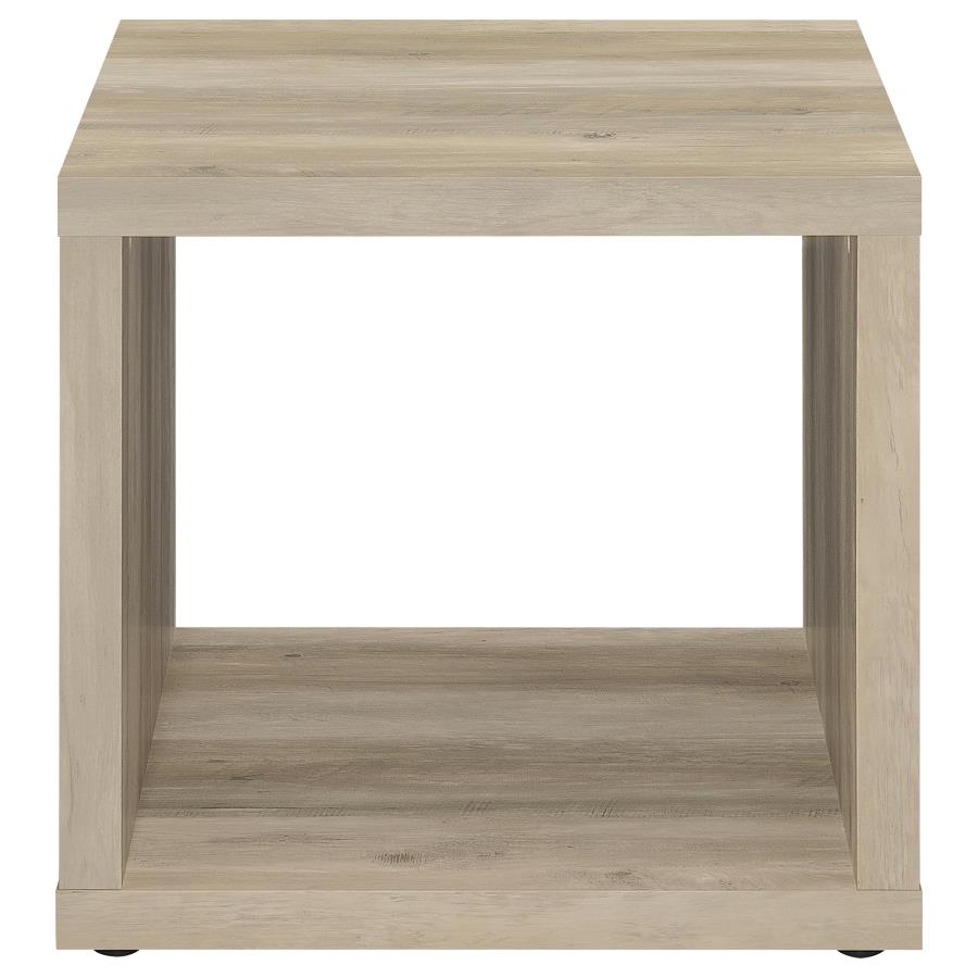 Frisco 3-piece Coffee and End Table Set Distressed Pine view 4