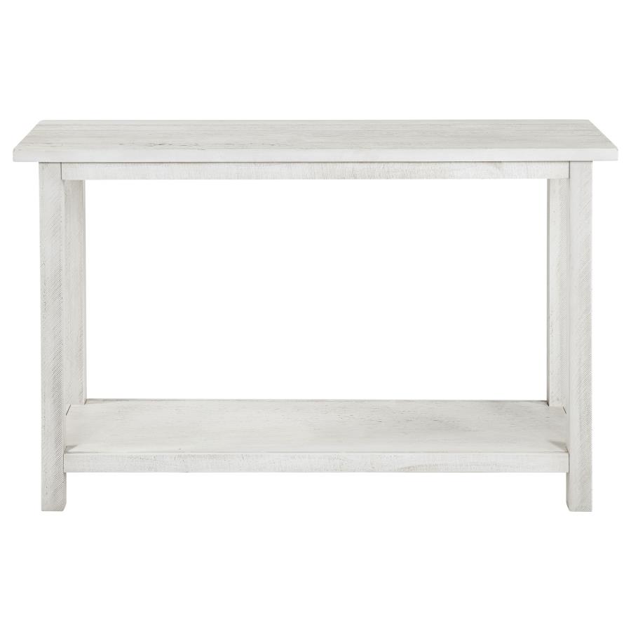 Payne Wood Entryway Sofa Console Table White view 3
