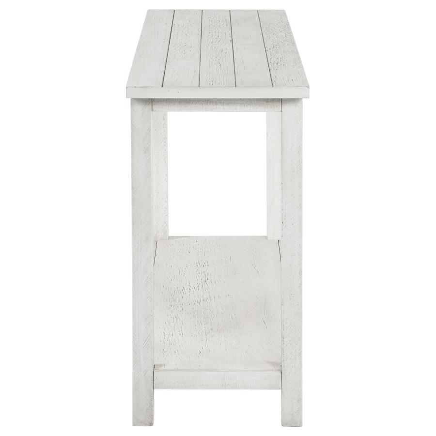 Payne Wood Entryway Sofa Console Table White view 4