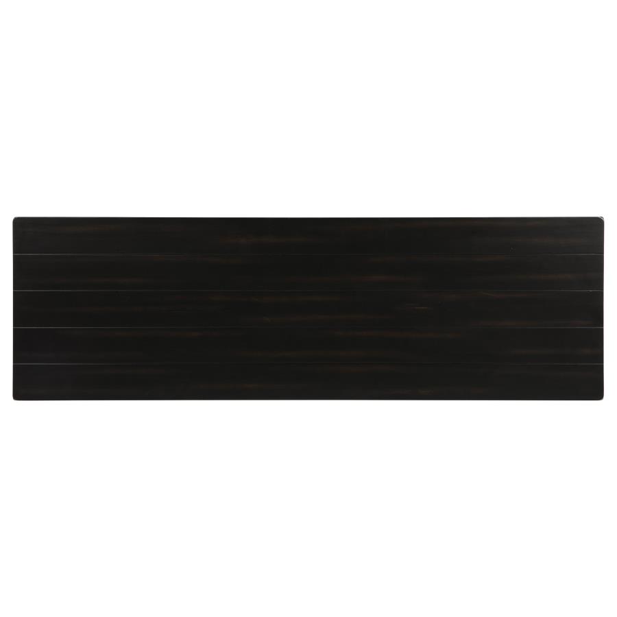 Payne Wood Entryway Sofa Console Table Java view 5