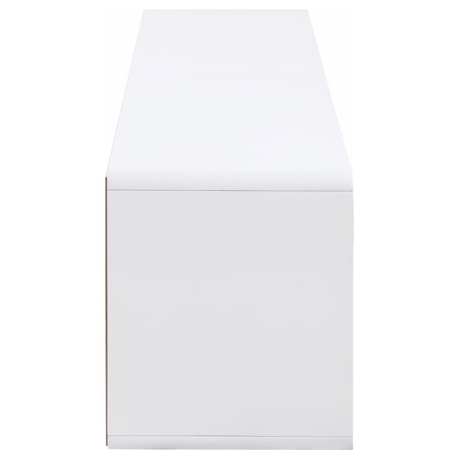 Ellice 71-inch TV Stand Media Console White view 5