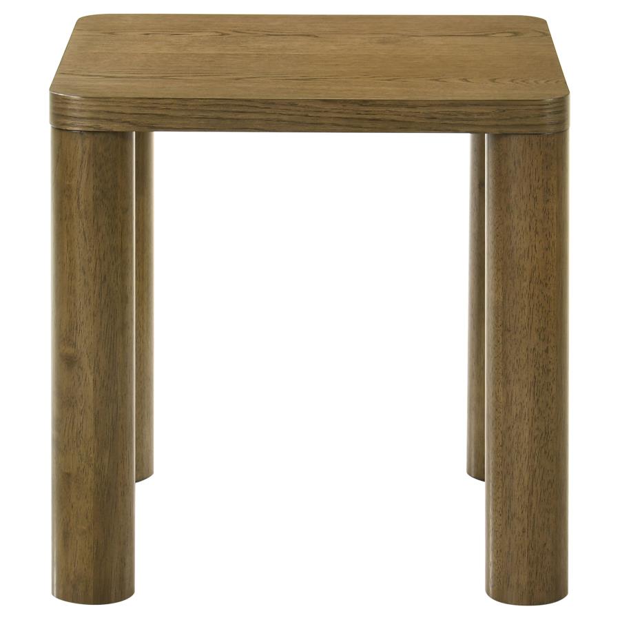 Castlewood 2-piece Cocktail Coffee Table Set Brown Oak view 4