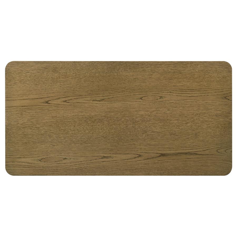 Castlewood Engineered Wood Cocktail Coffee Table Brown Oak view 5