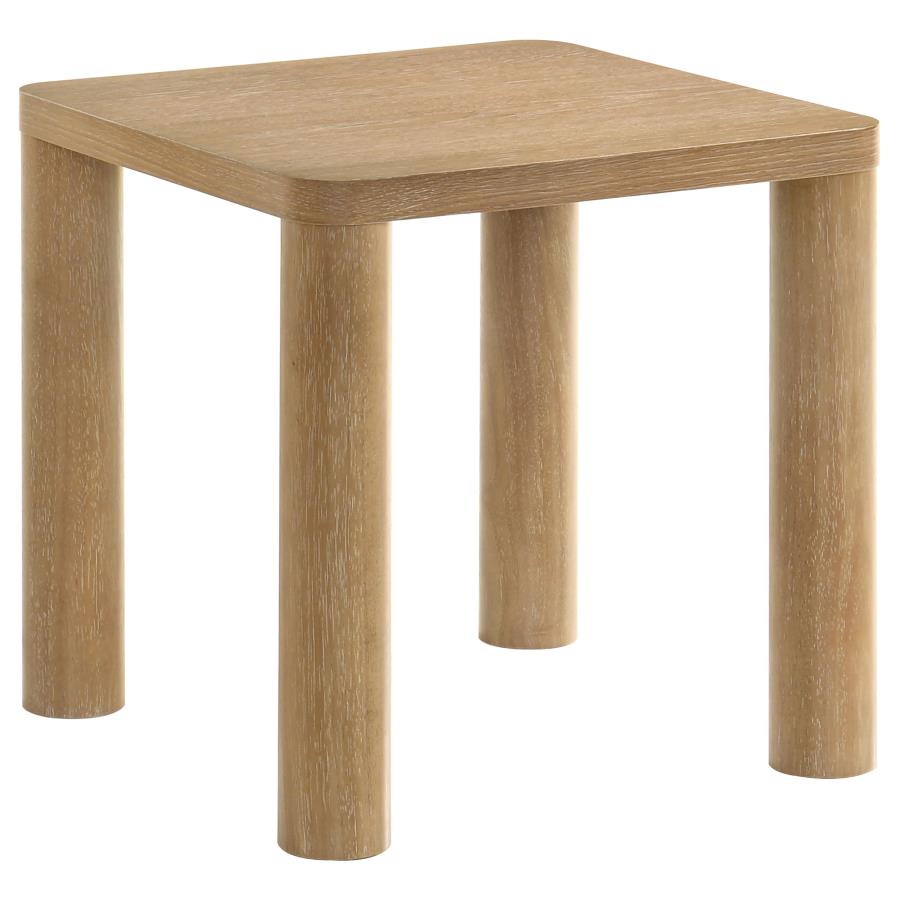Castlewood 2-piece Cocktail Coffee Table Set Light Oak view 3