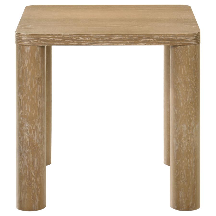 Castlewood 2-piece Cocktail Coffee Table Set Light Oak view 4