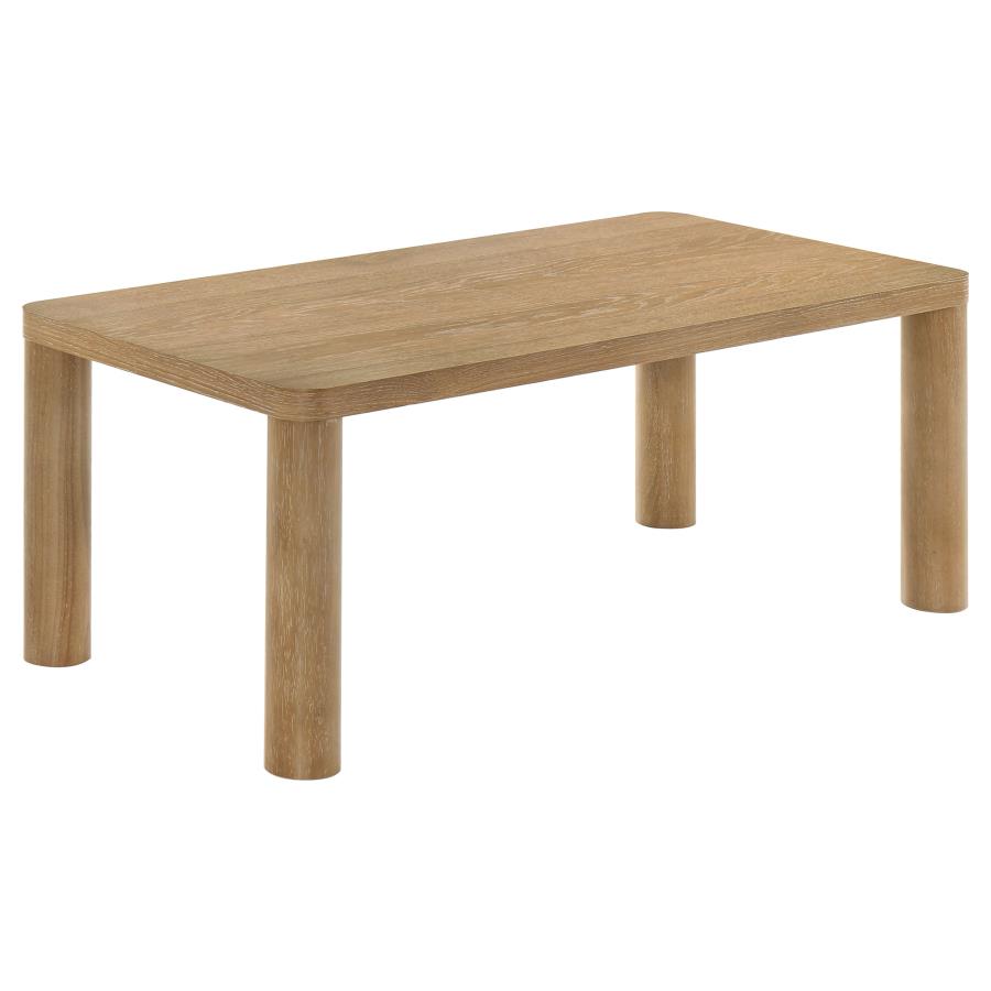 Castlewood 2-piece Cocktail Coffee Table Set Light Oak view 5