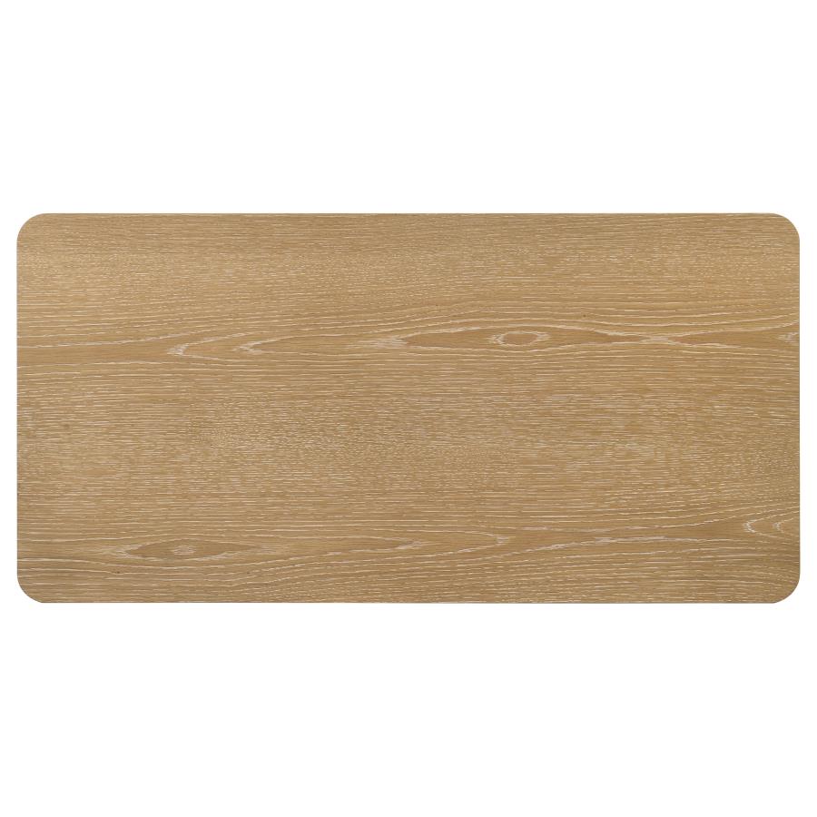 Castlewood Engineered Wood Cocktail Coffee Table Light Oak view 5