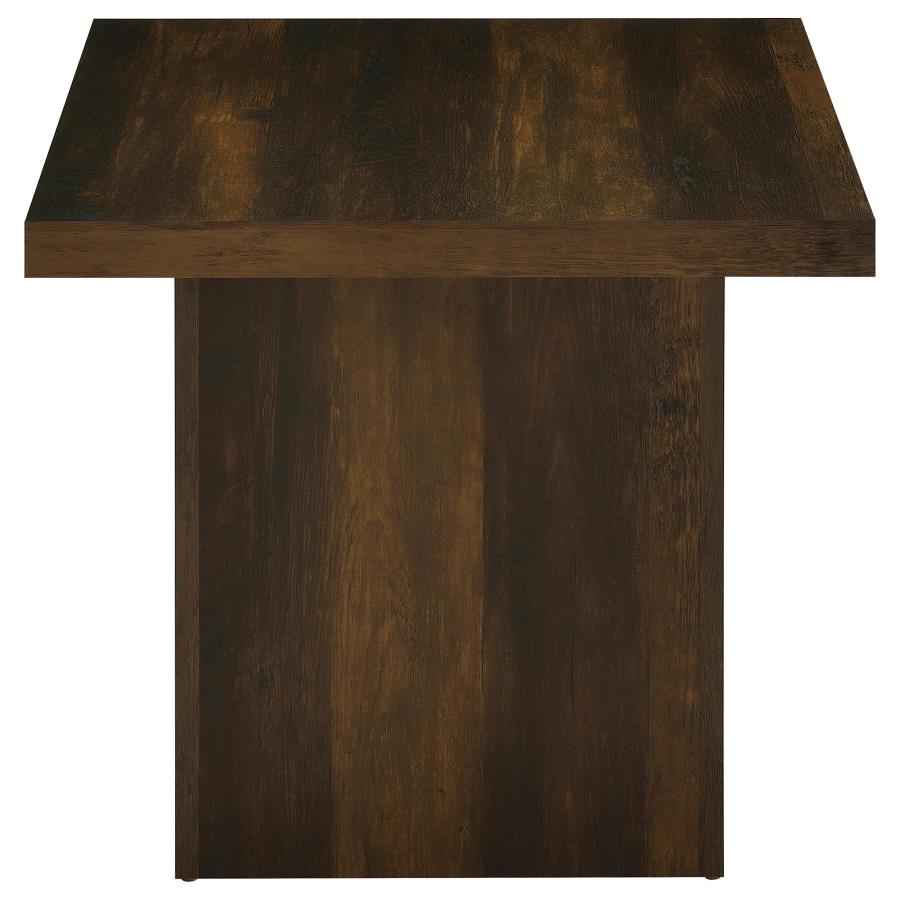 Devar 2-piece Square Coffee and End Table Set Dark Pine view 7