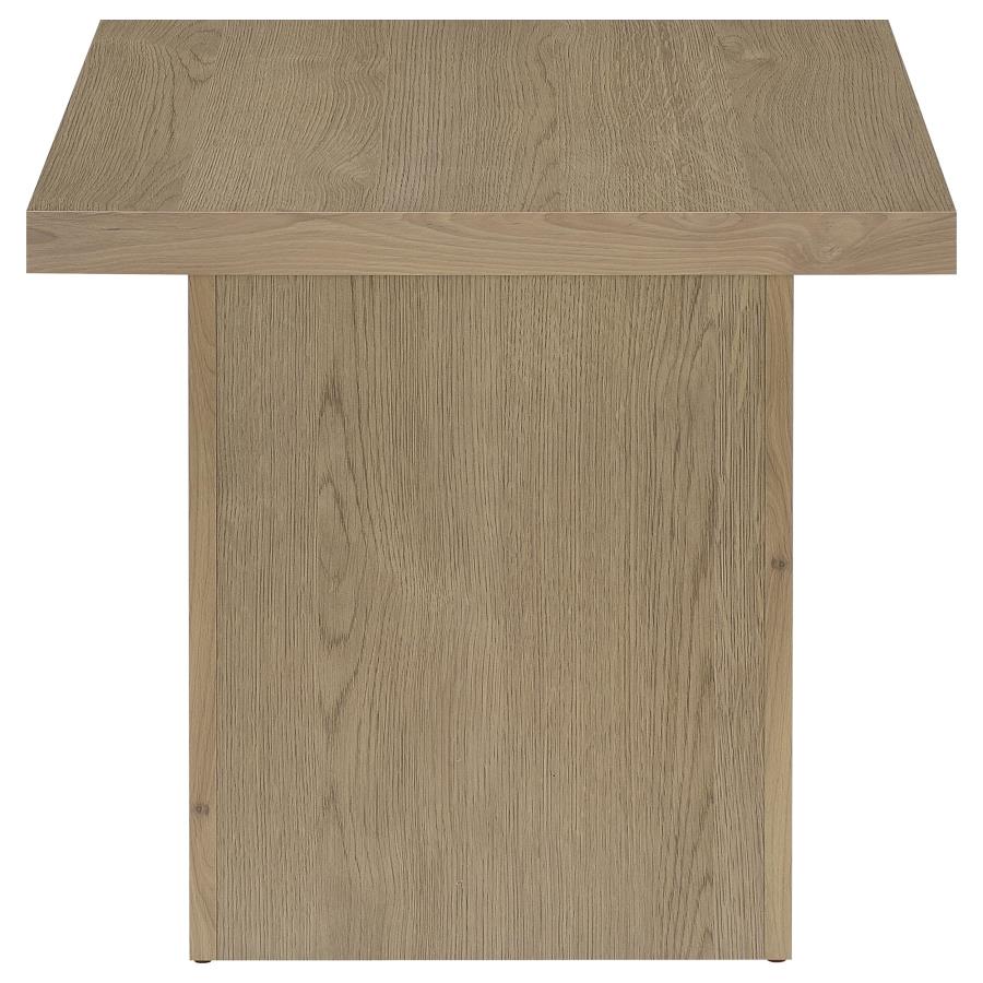 Devar 3-piece Square Cocktail Coffee End Table Set Latte view 7