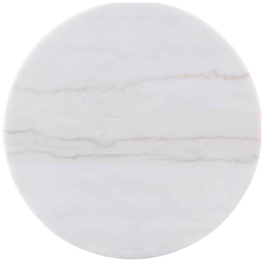 Jason Round White Marble Top Coffee Table Greige view 3