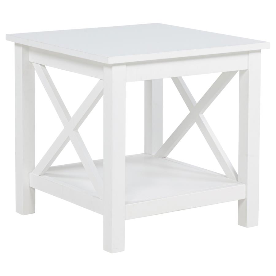 Skyview 2-piece Rectangular Lift Top Coffee Table Set White view 5