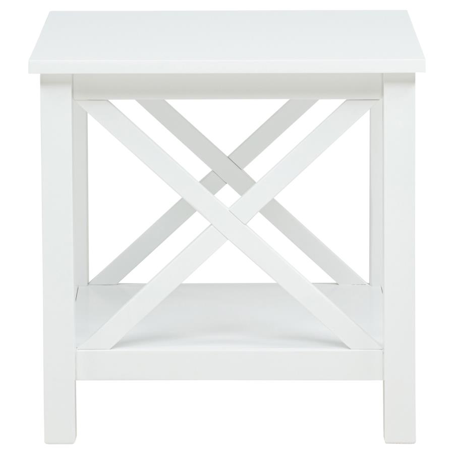 Skyview 2-piece Rectangular Lift Top Coffee Table Set White view 7