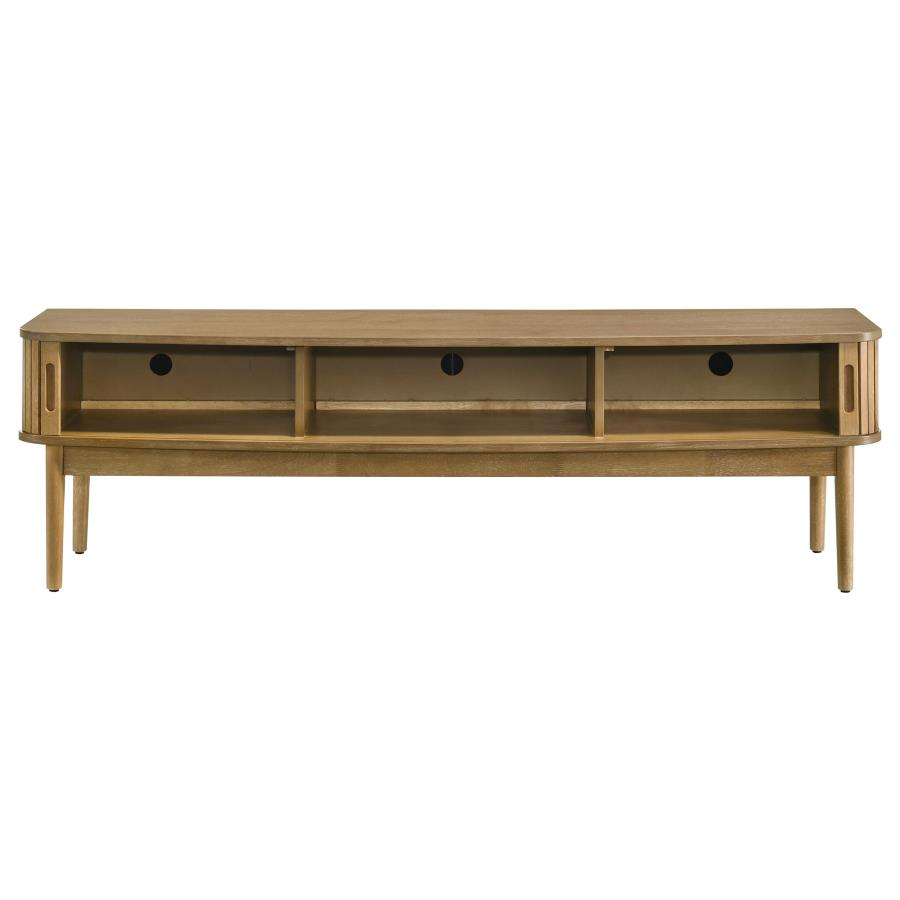 Croyden 71-inch TV Stand Media Console Weathered Natural view 4