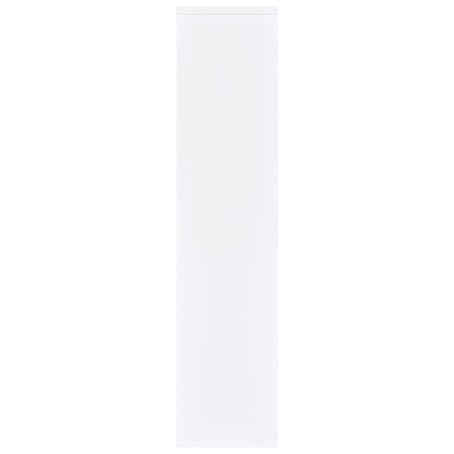 Laughlin 4-shelf Engineered Wood Media Tower White view 6