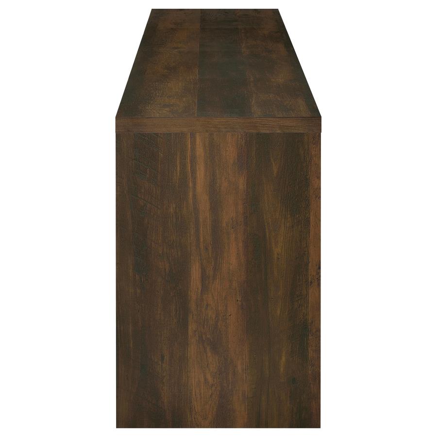 Laughlin 4-door Engineered Wood 78-inch TV Stand Dark Pine view 6