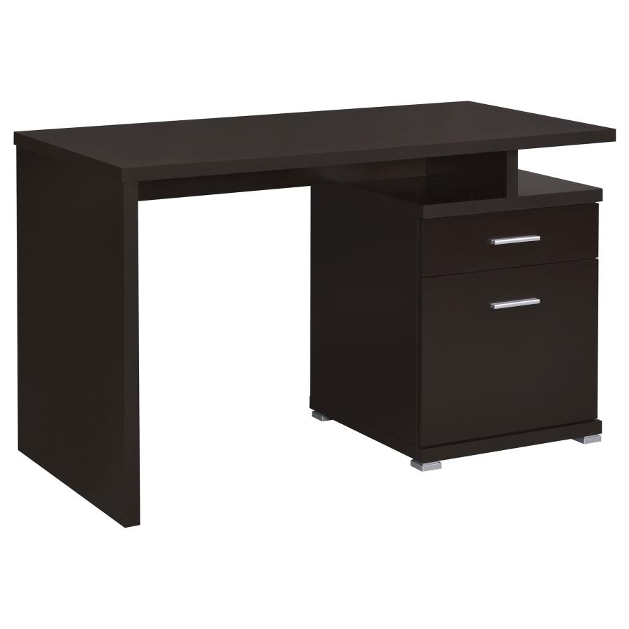 Irving 47-inch 2-drawer Office Computer Desk Cappuccino view 2