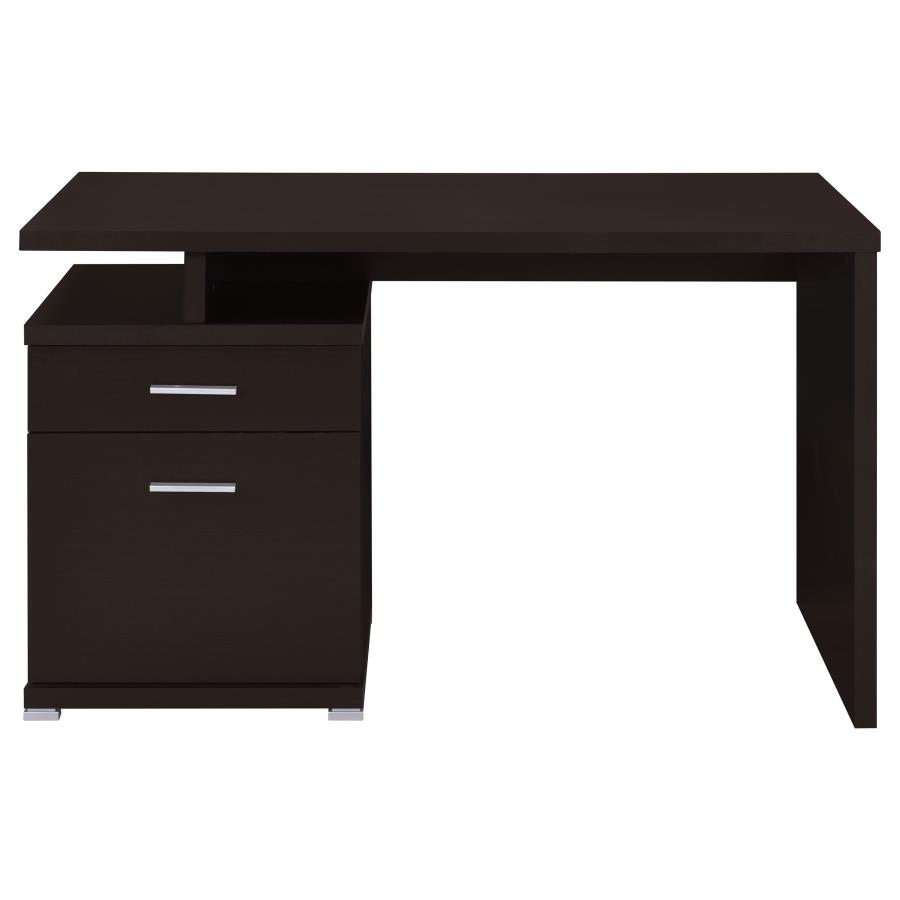 Irving 47-inch 2-drawer Office Computer Desk Cappuccino view 6