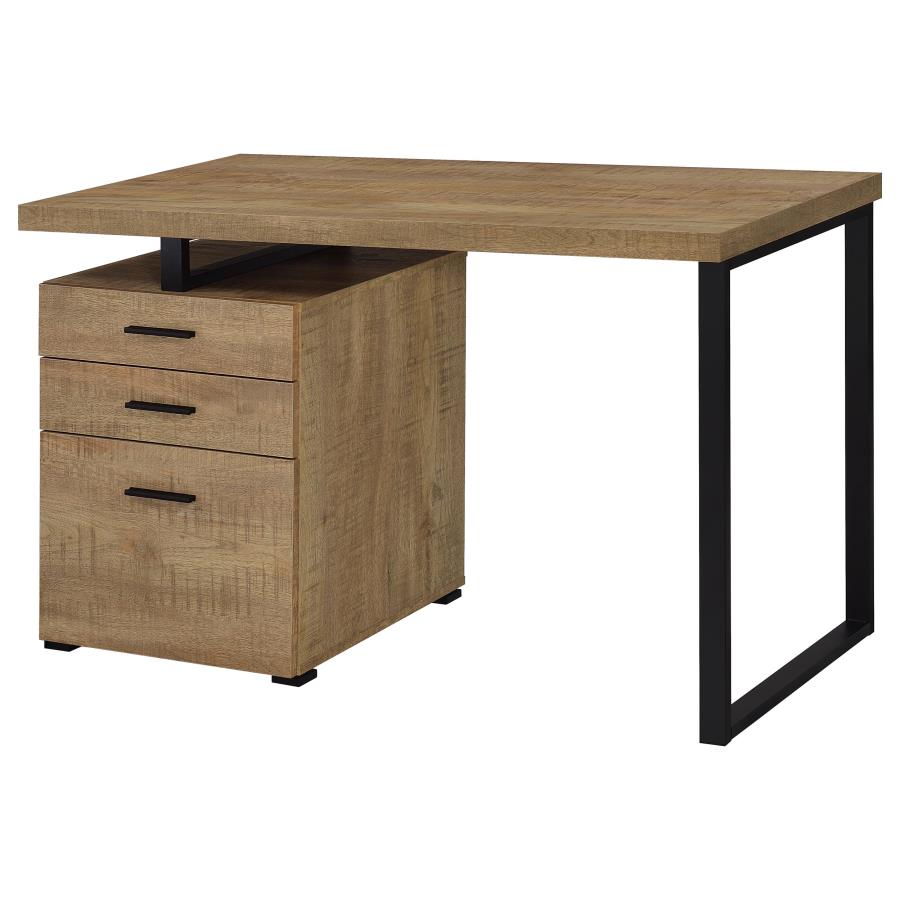 Brennan 47-inch 3-drawer Office Computer Desk Mango view 5