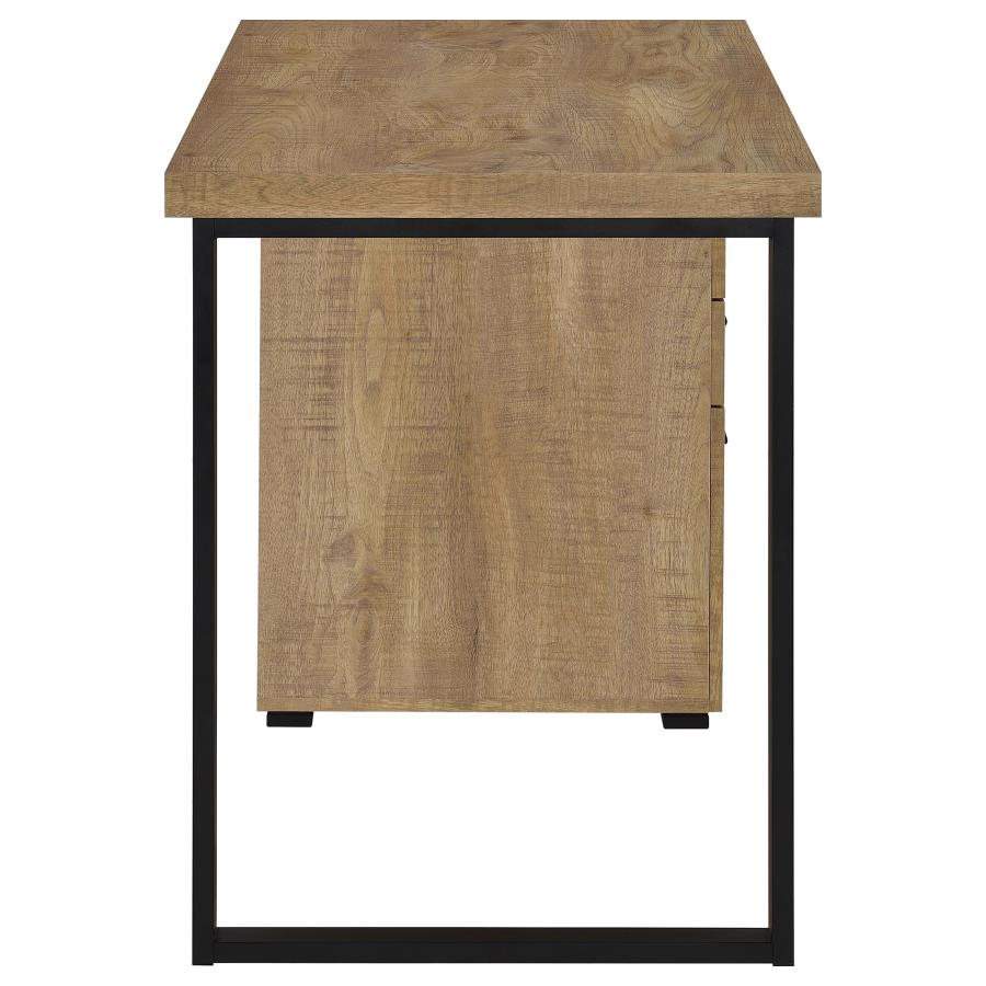 Brennan 47-inch 3-drawer Office Computer Desk Mango view 6