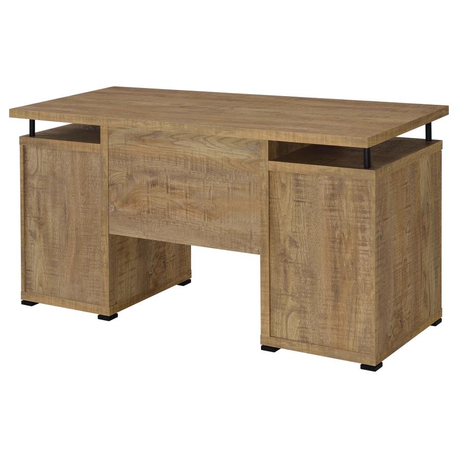 Tracy 55-inch 2-drawer Office Computer Desk Mango view 7