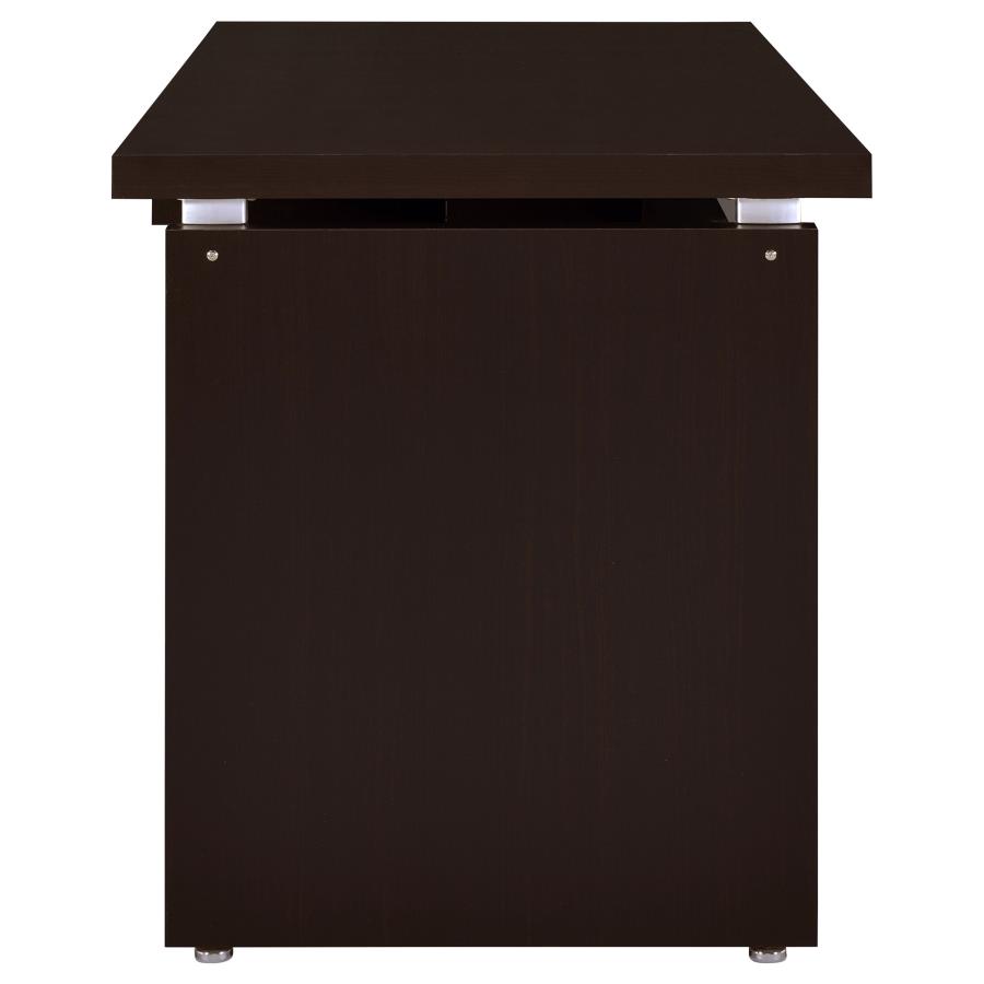 Skylar 83-inch L-Shaped Office Computer Desk Cappuccino view 6