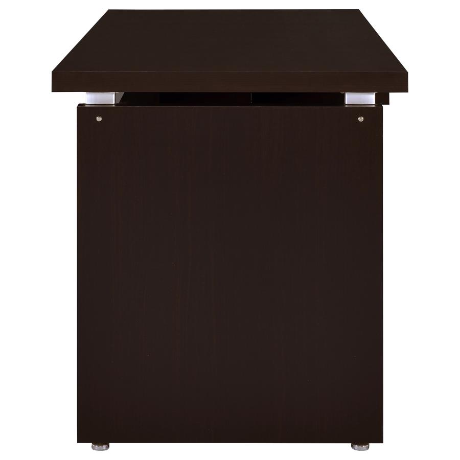 Skylar 55-inch Computer Desk with Keyboard Drawer Cappuccino view 6