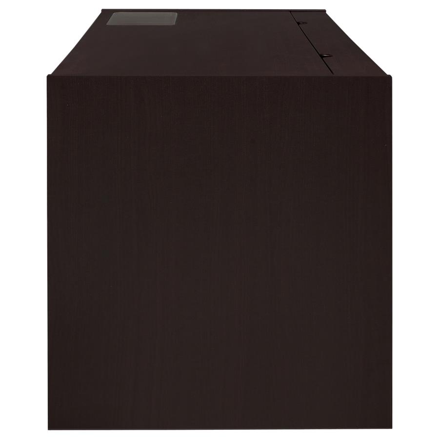 Halston 60-inch 3-drawer Office Computer Desk Cappuccino view 5