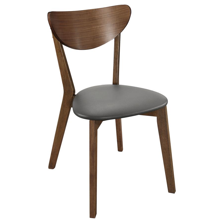 Karri 2-piece Home Office Computer Desk and Chair Set Walnut view 4