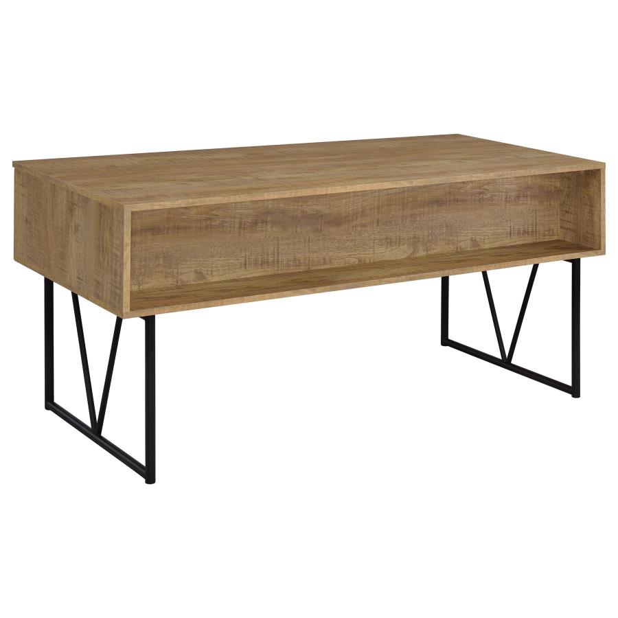 Analiese 63-inch 4-drawer Writing Desk Mango view 7