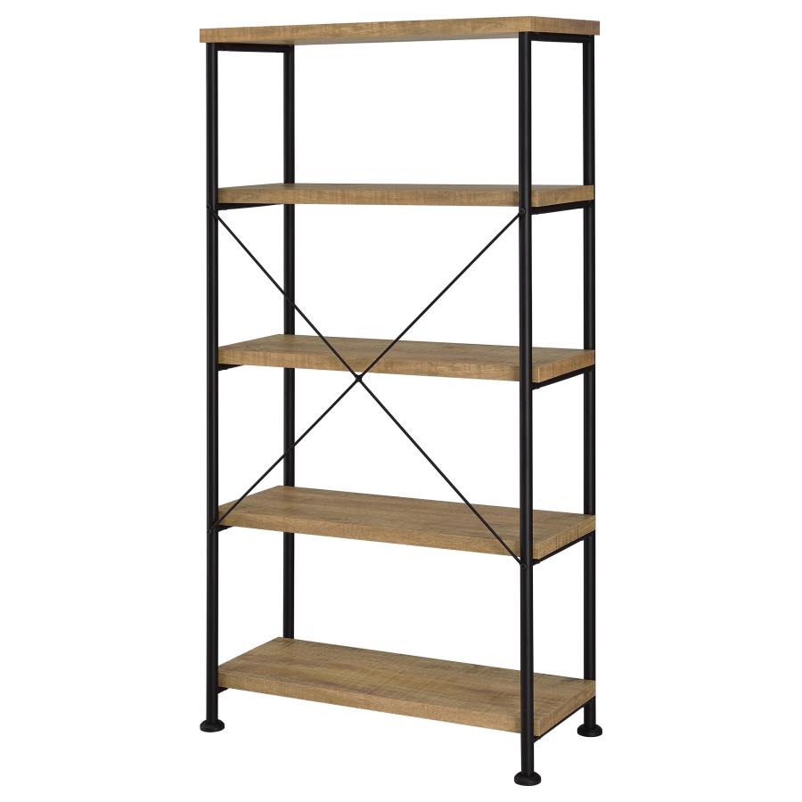 Analiese 63-inch 4-shelf Bookshelf Mango view 7
