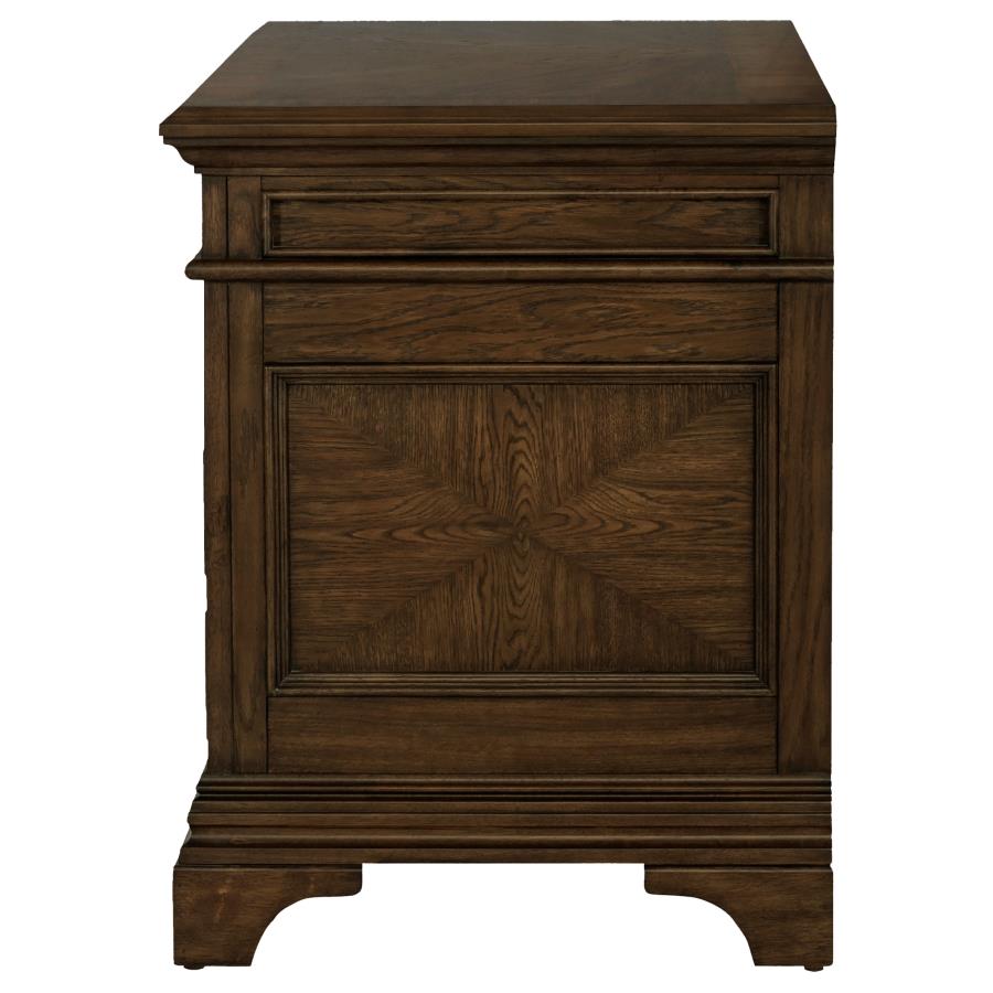 Hartshill 5-drawer Home Office File Cabinet Burnished Oak view 5