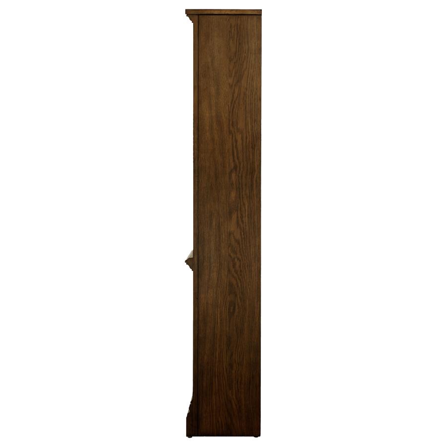 Hartshill 78-inch 5-shelf Bookcase Burnished Oak view 4
