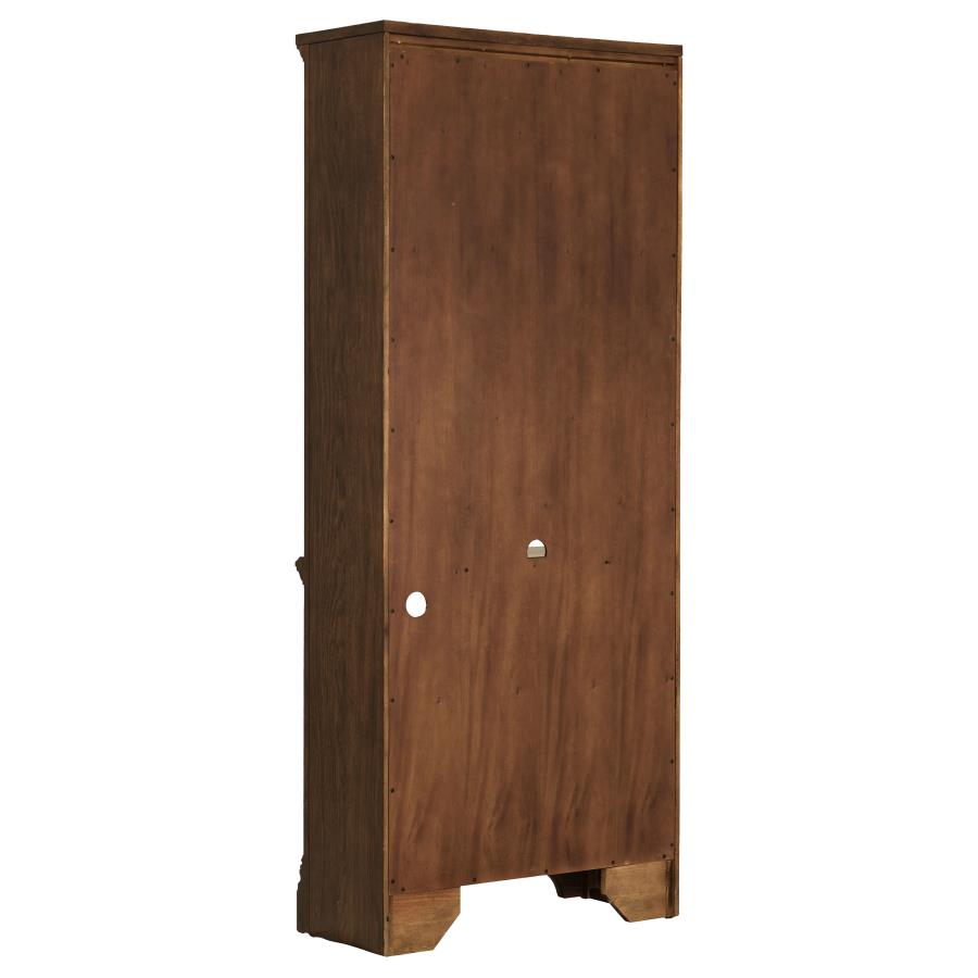 Hartshill 78-inch 5-shelf Bookcase Burnished Oak view 5