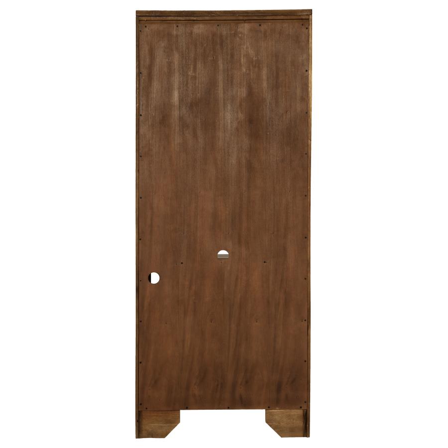 Hartshill 78-inch 5-shelf Bookcase Burnished Oak view 6