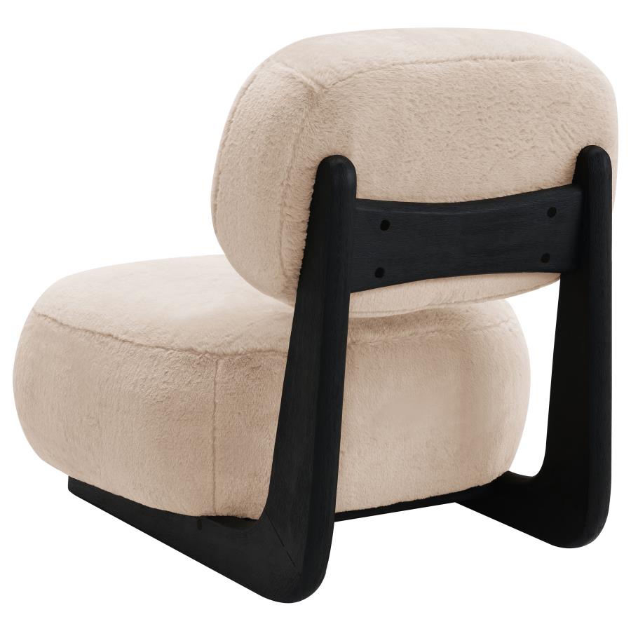 Duffie Upholstered Armless Accent Chair Camel view 6