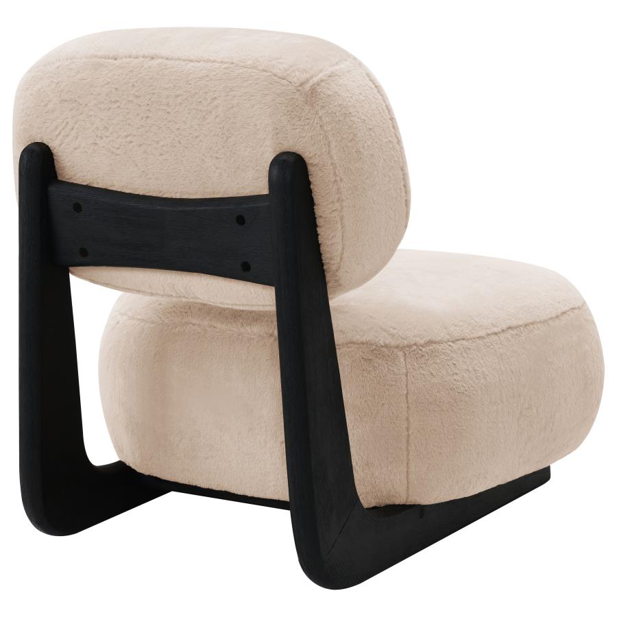 Duffie Upholstered Armless Accent Chair Camel view 7