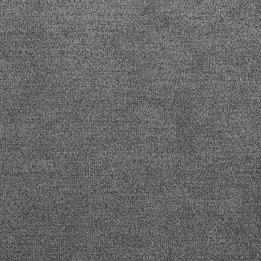Tesoro Round Upholstered Lift Top Storage Ottoman Grey view 7